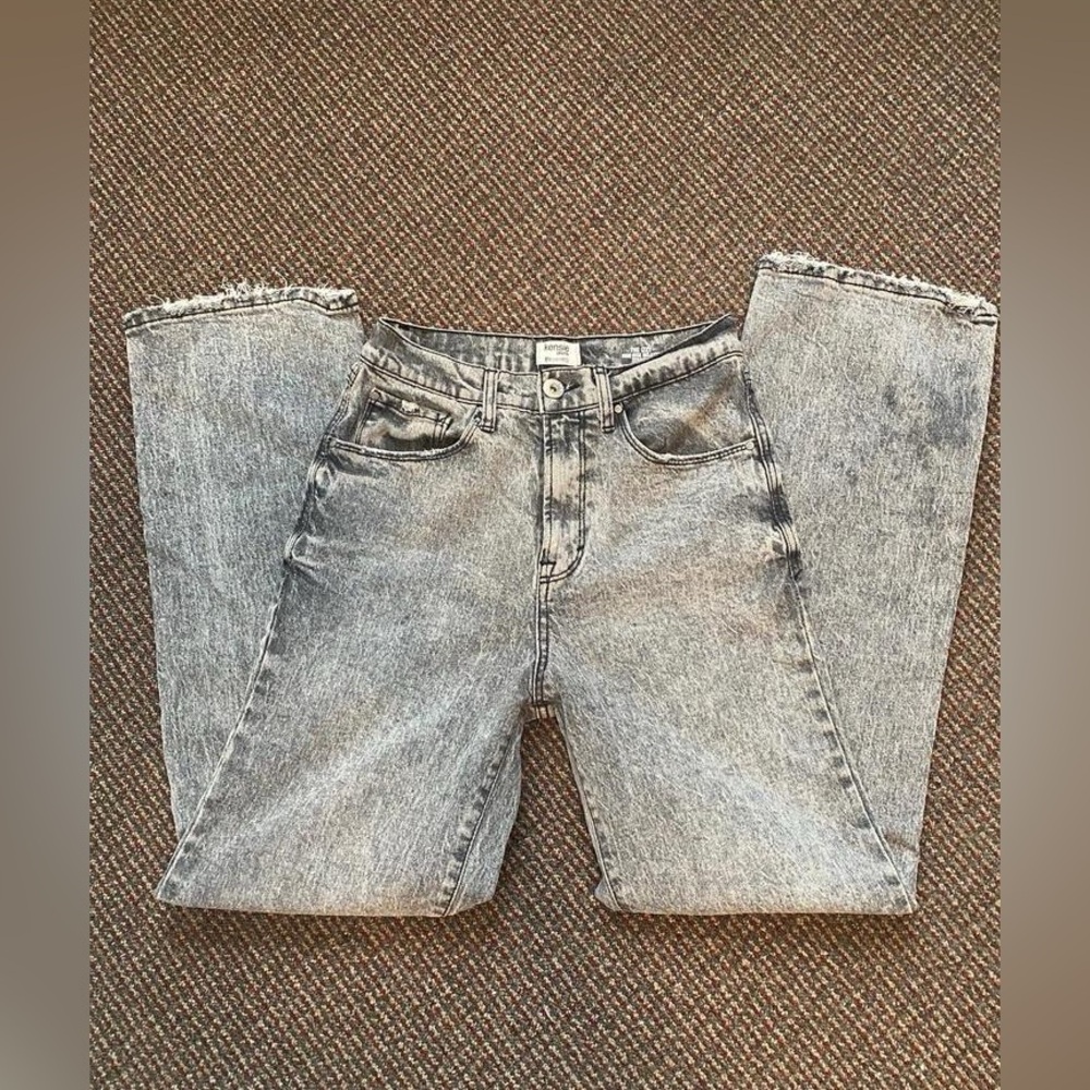 Kensie Black Acid Wash Jeans